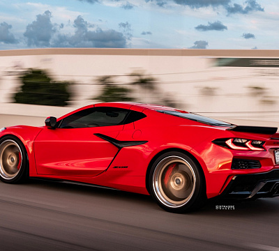 Фото дисков Strasse Wheels SV10 Deep Concave FS на Chevrolet Corvette C8
