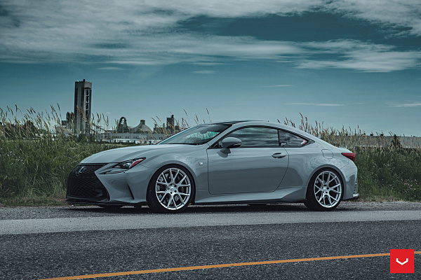 Фото дисков Vossen VFS-6 Серебро на Lexus RC