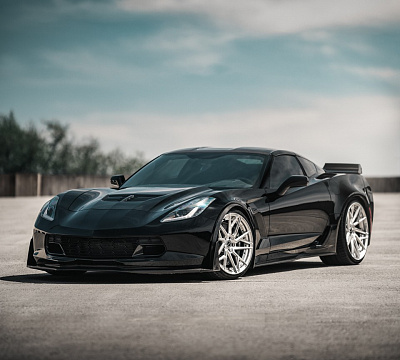 Фото дисков Brixton Forged PF8 на Chevrolet Corvette C7
