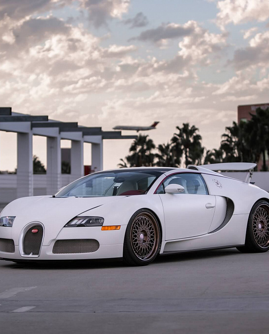 Фото дисков 501 Сатиновая бронза на Bugatti Veyron