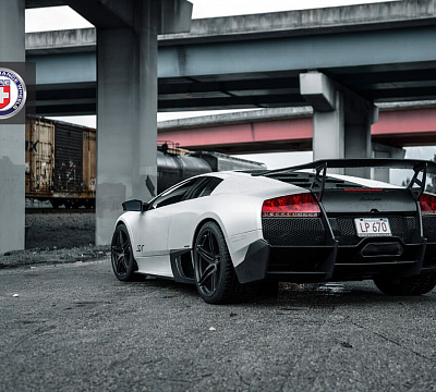 Фото дисков HRE P107 на Lamborghini Murcielago