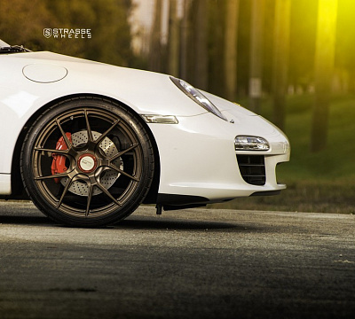 Фото дисков Strasse Wheels SM5R Deep Concave Monoblock на Porsche 911 VI