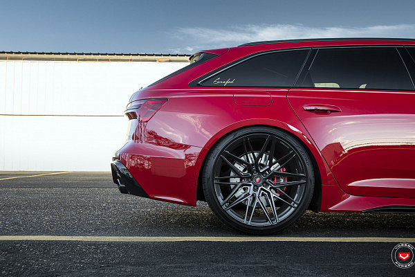 Фото дисков Vossen EVO-5R Черный глянец на Audi A/RS 6 (C8)