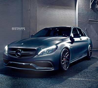 Фото дисков Strasse Wheels SM7T Deep Concave на Mercedes-Benz C-Class (W205)