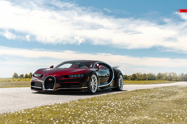 Фото дисков Anrky AN11 Полированный лак на Bugatti Chiron