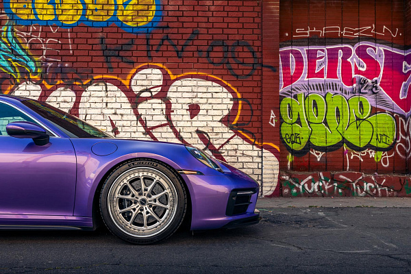 Фото дисков Brixton Forged PF12 R / RS Глянцевый лак на Porsche 911 VIII