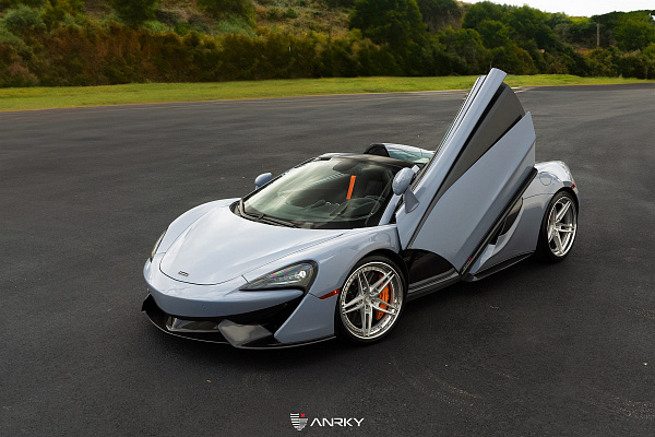 Фото дисков Anrky AN37 Глянцевый лак на McLaren 570S