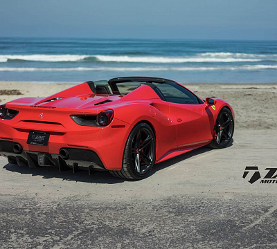 Фото дисков HRE P207 на Ferrari 488