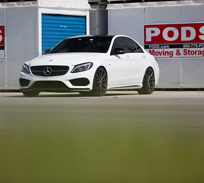 Фото дисков Vossen VFS-10 на Mercedes-Benz C-Class (W205)