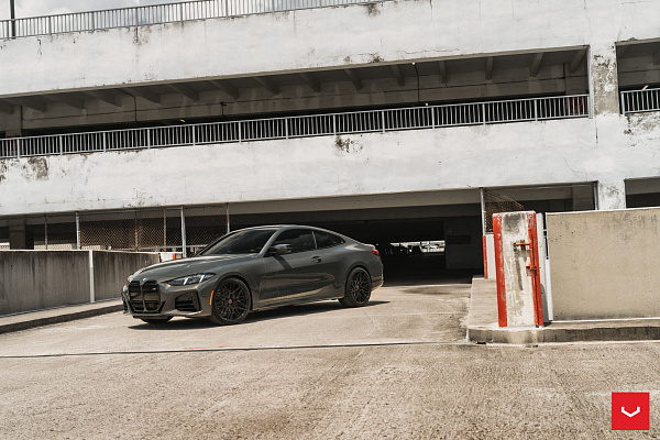 Фото дисков Vossen HF-7 Черный глянец на BMW 4/M4 (G22/G82)