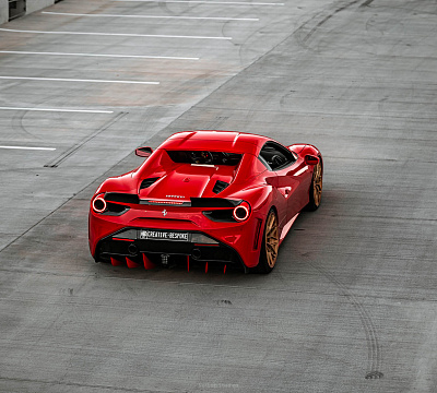 Фото дисков Brixton Forged CM6-R на Ferrari 488