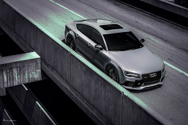 Фото дисков Brixton Forged PF5 Глянцевый темный лак на Audi A/RS 7 (4G)