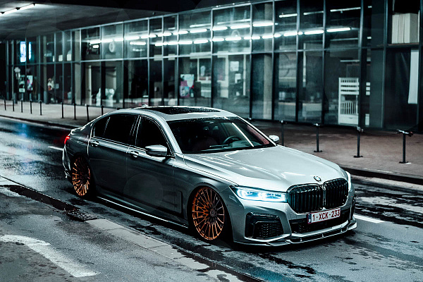 Фото дисков Brixton Forged HS1 Сатиновая медь на BMW 7 (G11/G12)