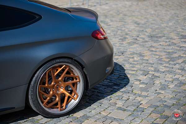 Фото дисков Vossen CG-209T (3-Piece) Глянцевая медь на Mercedes-Benz C-Class (W205)