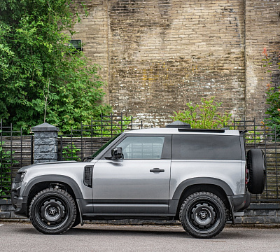 Фото дисков Kahn British Heritage RS на Land Rover Defender II