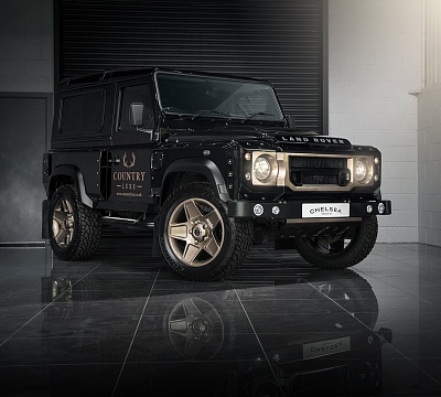 Фото дисков Kahn Mondial Retro на Land Rover Defender I