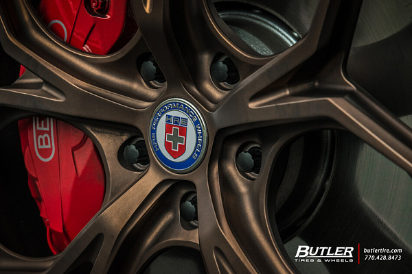 Фото дисков HRE P111SC Глянцевая бронза на Bentley Continental GT III