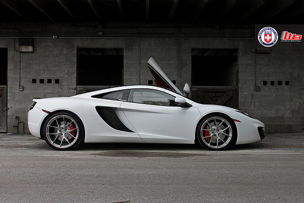 Фото дисков HRE P101 Сатиновый тонированный лак на McLaren 12C