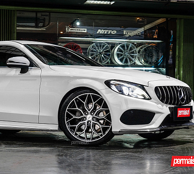 Фото дисков Vossen HF-2 на Mercedes-Benz C-Class (W205)