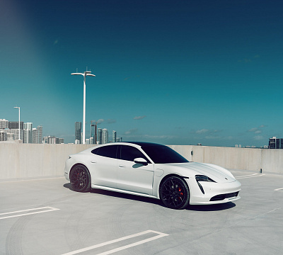 Фото дисков Vossen HF-2 на Porsche Taycan I
