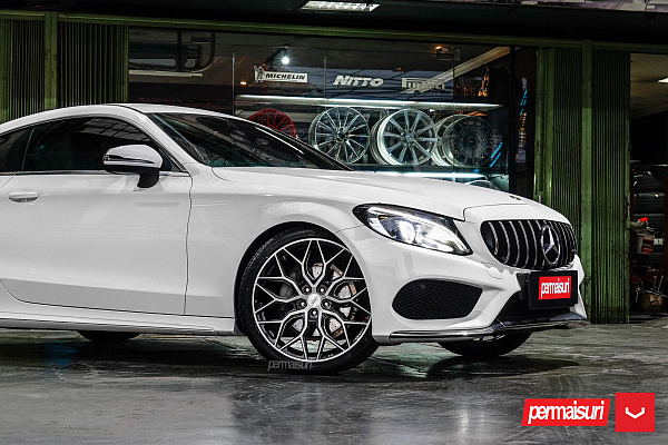 Фото дисков Vossen HF-2 Алмазная проточка на Mercedes-Benz C-Class (W205)