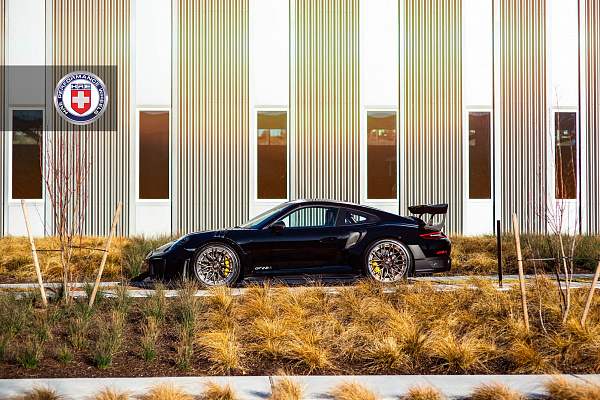 Фото дисков HRE S200H Сатиновая бронза на Porsche 911 VII