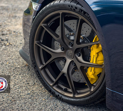 Фото дисков HRE P101 на Porsche Cayman II
