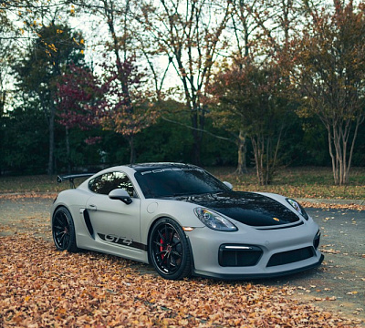 Фото дисков Brixton Forged R11-R на Porsche Cayman II
