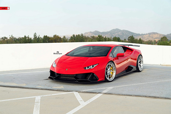 Фото дисков Anrky AN32 Полированный лак на Lamborghini Huracan