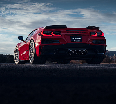 Фото дисков Vossen S21-02 на Chevrolet Corvette C8