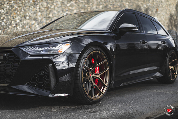 Фото дисков Vossen S21-01 Глянцевая бронза на Audi A/RS 6 (C8)