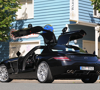 Фото дисков BRABUS Monoblock F (Platinum Edition) на Mercedes-Benz SLS AMG