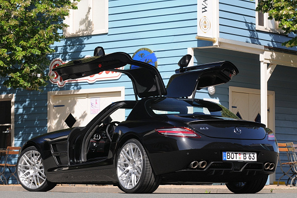 Фото дисков BRABUS Monoblock F (Platinum Edition) Сатиновый лак на Mercedes-Benz SLS AMG