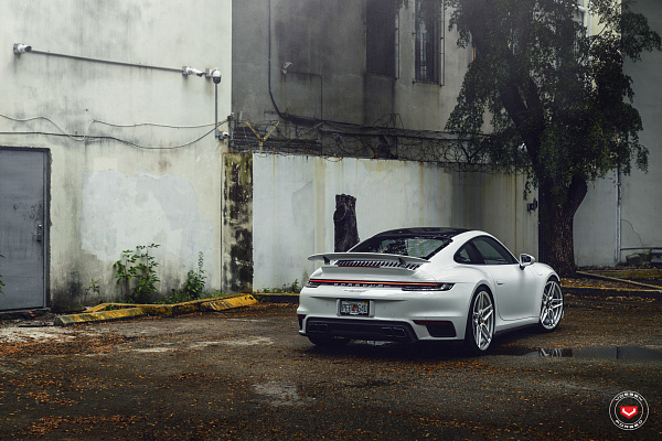 Фото дисков Vossen EVO-1R Глянцевый лак на Porsche 911 VIII