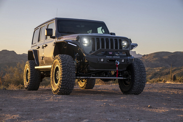Фото дисков Black Rhino ABRAMS  на Jeep Wrangler IV (JL)
