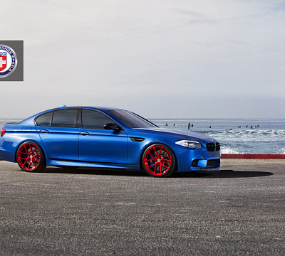 Фото дисков HRE P101 на BMW 5/M5 (F10)