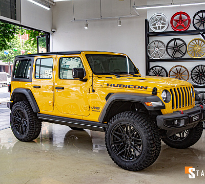 Фото дисков Vossen HF-7 на Jeep Wrangler IV (JL)