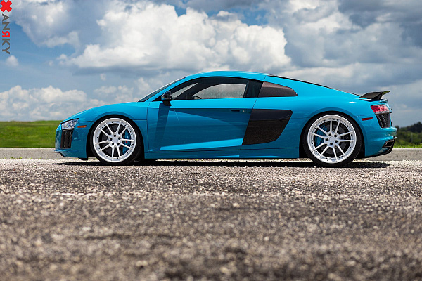 Фото дисков Anrky AN34 Белый сатин на Audi R8 (4S)