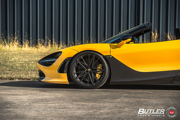 Фото дисков Vossen M-X6 Черный сатин на McLaren 720S