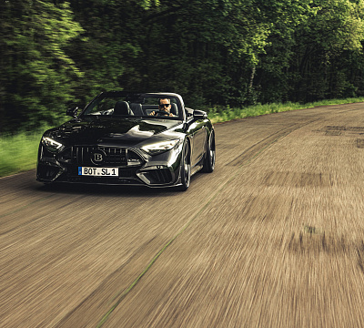 Фото дисков BRABUS Monoblock II Evo (Platinum Edition) на Mercedes-Benz SL (R232)