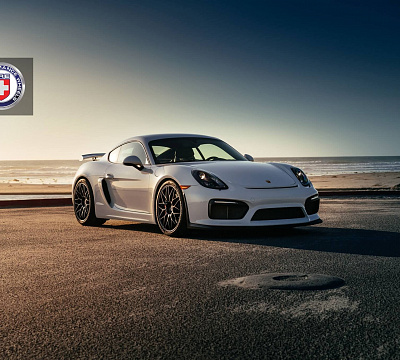 Фото дисков HRE RC100 на Porsche Cayman II