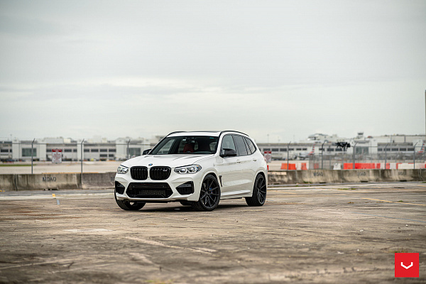 Фото дисков Vossen HF-3 Черный сатин на BMW X3/X3 M (G01/F97)
