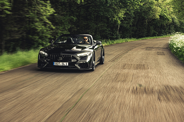 Фото дисков BRABUS Monoblock II Evo (Platinum Edition) Глянцевый тонированный лак на Mercedes-Benz SL (R232)