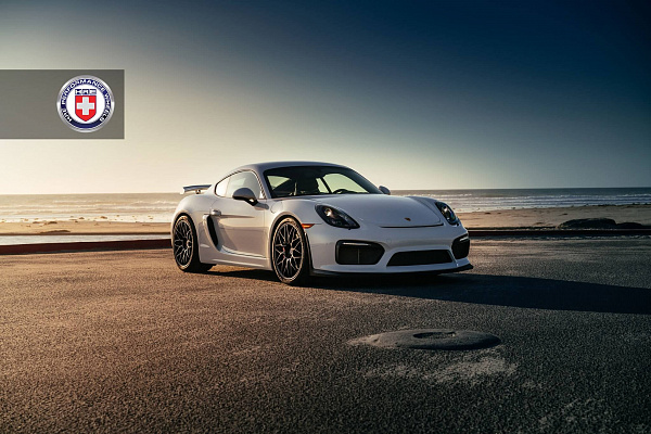 Фото дисков HRE RC100 Черный сатин на Porsche Cayman II