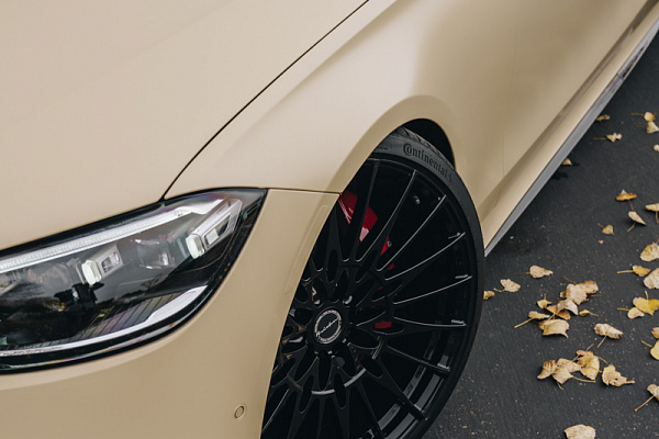 Фото дисков Brixton Forged HS1 Черный глянец на Mercedes-Benz S-Class (W223)