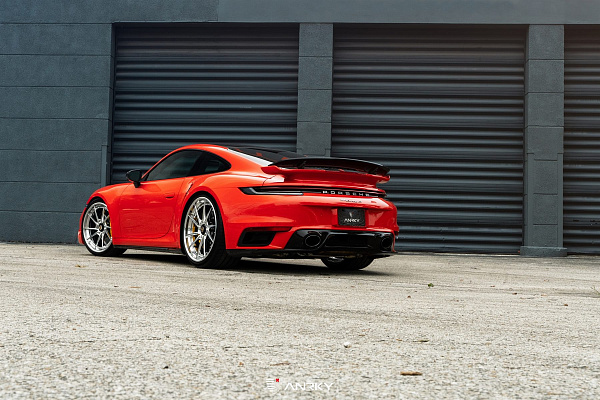 Фото дисков Anrky AN33 Полированный лак на Porsche 911 VIII