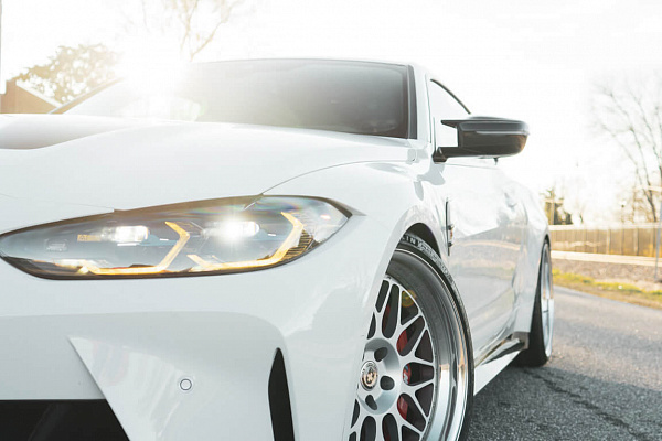 Фото дисков HRE 300 Сатиновый лак на BMW 4/M4 (G22/G82)