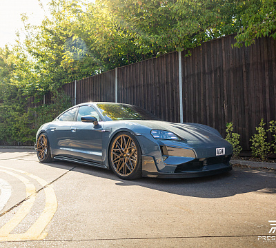 Фото дисков Vossen HF-7 на Porsche Taycan I