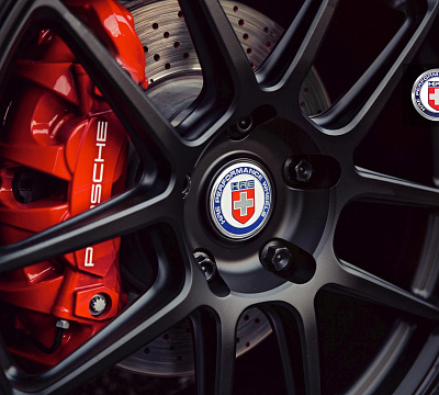 Фото дисков HRE RC104 на Porsche Cayman II