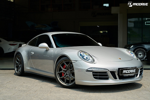 Фото дисков Brixton Forged CM5-R Глянцевый темный лак на Porsche 911 VII